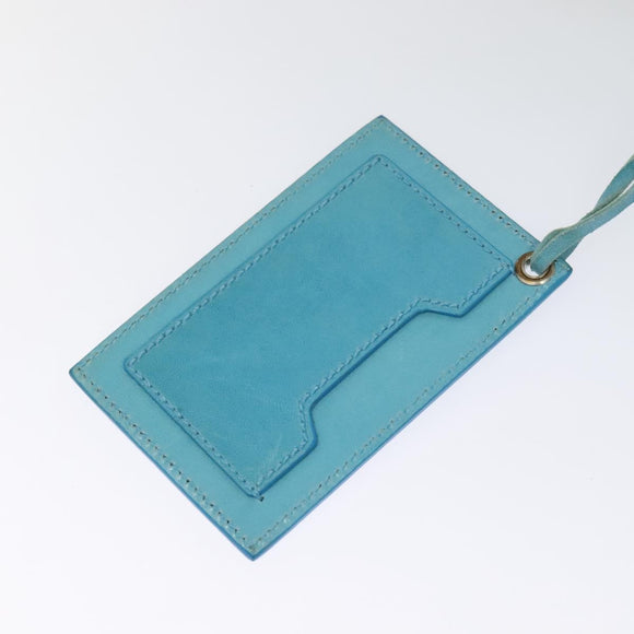 BALENCIAGA The Giant Brief Hand Bag Nylon Light Blue Silver Auth 132399