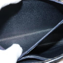 Christian Dior Trotter Canvas Hand Bag Navy Gold Auth 132402-11