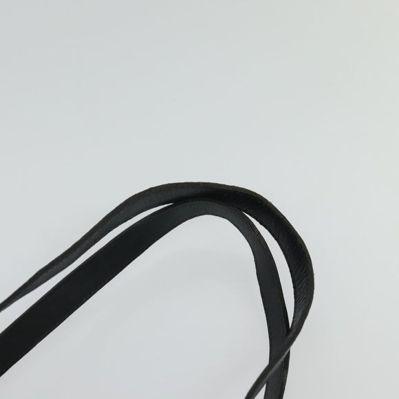 Christian Dior Trotter Canvas Hand Bag Navy Gold Auth 132402