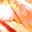 Christian Dior Shoulder Bag Raffia Orange Beige Auth 132405M-11