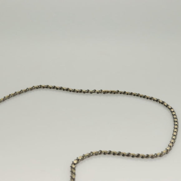 CHANEL Matelasse Chain Shoulder Bag Leather Gold CC Auth 132419