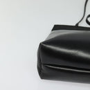 Salvatore Ferragamo Vala Shoulder Bag Leather Black Silver Auth 132421-15