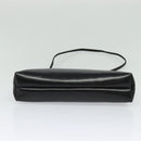 Salvatore Ferragamo Vala Shoulder Bag Leather Black Silver Auth 132421-5