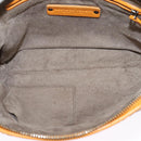 BOTTEGA VENETA INTRECCIATO Shoulder Bag Leather Yellow Auth 132431-15