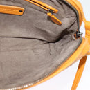 BOTTEGA VENETA INTRECCIATO Shoulder Bag Leather Yellow Auth 132431-16