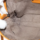 BOTTEGA VENETA INTRECCIATO Shoulder Bag Leather Yellow Auth 132431-17