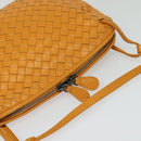 BOTTEGA VENETA INTRECCIATO Shoulder Bag Leather Yellow Auth 132431-6