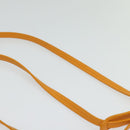 BOTTEGA VENETA INTRECCIATO Shoulder Bag Leather Yellow Auth 132431-8