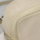 LOUIS VUITTON Epi Petit Noe Shoulder Bag White Yvoire M4084J LV Auth 132439-13