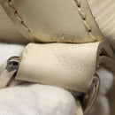 LOUIS VUITTON Epi Petit Noe Shoulder Bag White Yvoire M4084J LV Auth 132439-19