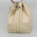 LOUIS VUITTON Epi Petit Noe Shoulder Bag White Yvoire M4084J LV Auth 132439-5