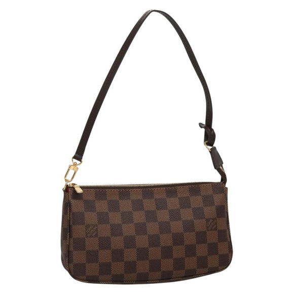 LOUIS VUITTON Damier Ebene Pochette Accessoires Pouch N41206 LV Auth 132441