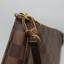 LOUIS VUITTON Damier Ebene Pochette Accessoires Pouch N41206 LV Auth 132441-17