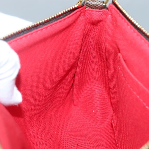 LOUIS VUITTON Damier Ebene Pochette Accessoires Pouch N41206 LV Auth 132441