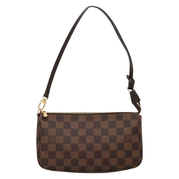 LOUIS VUITTON Damier Ebene Pochette Accessoires Pouch N41206 LV Auth 132441