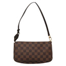 LOUIS VUITTON Damier Ebene Pochette Accessoires Pouch N41206 LV Auth 132441-2