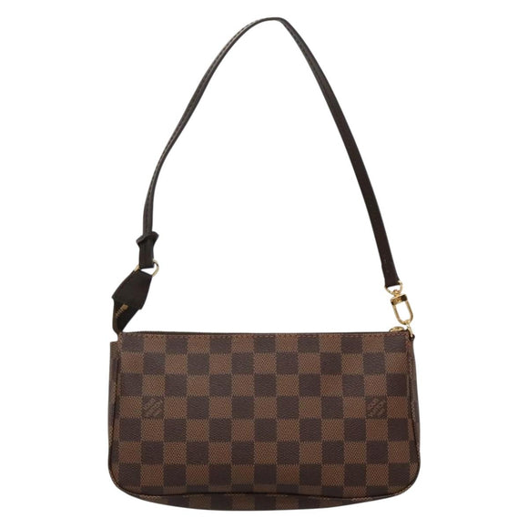 LOUIS VUITTON Damier Ebene Pochette Accessoires Pouch N41206 LV Auth 132441