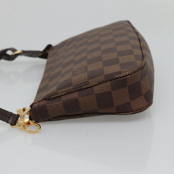 LOUIS VUITTON Damier Ebene Pochette Accessoires Pouch N41206 LV Auth 132441