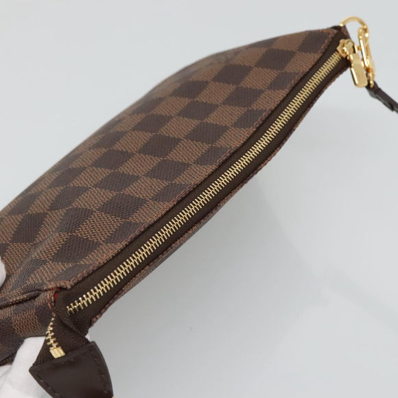 LOUIS VUITTON Damier Ebene Pochette Accessoires Pouch N41206 LV Auth 132441