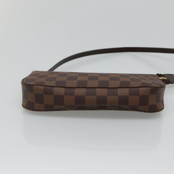 LOUIS VUITTON Damier Ebene Pochette Accessoires Pouch N41206 LV Auth 132441