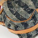 LOUIS VUITTON Monogram Denim Porte Epaul Rey MM Bag Blue M95334 LV Auth 132443V-15