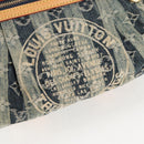 LOUIS VUITTON Monogram Denim Porte Epaul Rey MM Bag Blue M95334 LV Auth 132443V-19