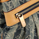 LOUIS VUITTON Monogram Denim Porte Epaul Rey MM Bag Blue M95334 LV Auth 132443V-20