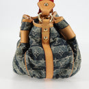 LOUIS VUITTON Monogram Denim Porte Epaul Rey MM Bag Blue M95334 LV Auth 132443V-3