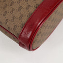 GUCCI Micro GG Supreme Doraemon Collaboration Bag PVC Beige Gold Auth 132450A-16