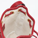 GUCCI Micro GG Supreme Doraemon Collaboration Bag PVC Beige Gold Auth 132450SAM-19