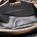 Miu Miu Matelasse Hand Bag Leather 2way Beige Gold Auth 132451-15