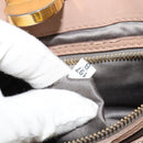 Miu Miu Matelasse Hand Bag Leather 2way Beige Gold Auth 132451-21