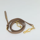 Miu Miu Matelasse Hand Bag Leather 2way Beige Gold Auth 132451-22