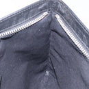 BALENCIAGA Clutch Bag Leather Black 494040 Auth 132454-17