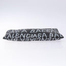 BALENCIAGA Clutch Bag Leather Black 494040 Auth 132454-6