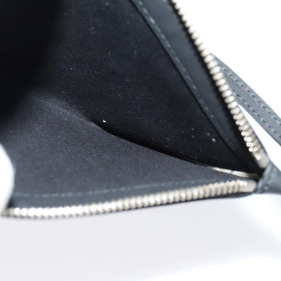 BALENCIAGA Navy Kabas Hand Bag Canvas Ivory Silver Auth 132455