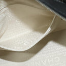 CHANEL Hand Bag Tweed Black Silver CC Auth 132459-21