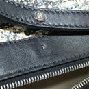 CHANEL Hand Bag Tweed Black Silver CC Auth 132459-10