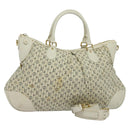 LOUIS VUITTON Monogram Mini Lin Croisette Marina GM Bag 2way M95492 Auth 132463-1