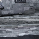 BALLY Chain Tote Bag Leather Black Silver Auth 132476-11