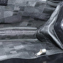 BALLY Chain Tote Bag Leather Black Silver Auth 132476-18