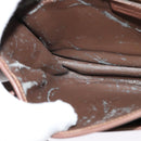 Burberrys Nova Check Shoulder Bag PVC Beige Gold Auth 132477-20