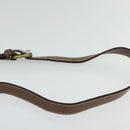 Burberrys Nova Check Shoulder Bag PVC Beige Gold Auth 132477-8