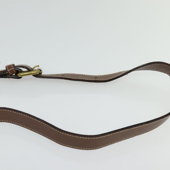 Burberrys Nova Check Shoulder Bag PVC Beige Gold Auth 132477