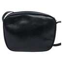 Salvatore Ferragamo Vala Shoulder Bag Leather Navy Gold Auth 132480-3
