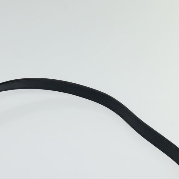 Salvatore Ferragamo Vala Shoulder Bag Leather Navy Gold Auth 132480