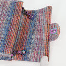 CHANEL Matelasse Chain Shoulder Bag Tweed Multicolor CC Auth 132486SM-8