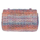 CHANEL Matelasse Chain Shoulder Bag Tweed Multicolor CC Auth 132486SM-2