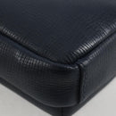 LOUIS VUITTON LV Squared Double Phone Pouch Blue M81060 LV Auth 132489M-16