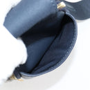 LOUIS VUITTON LV Squared Double Phone Pouch Blue M81060 LV Auth 132489M-20